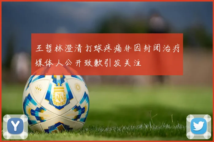 王哲林澄清打球疼痛非因封闭治疗媒体人公开致歉引发关注